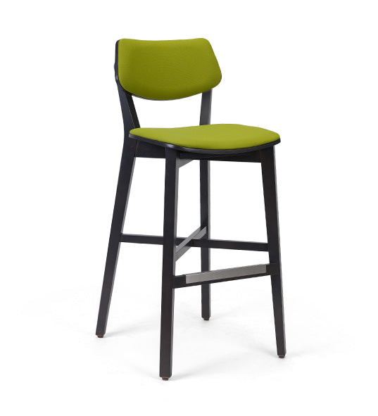 Myranda Bar stool with refined balance and open form | theMADgroup