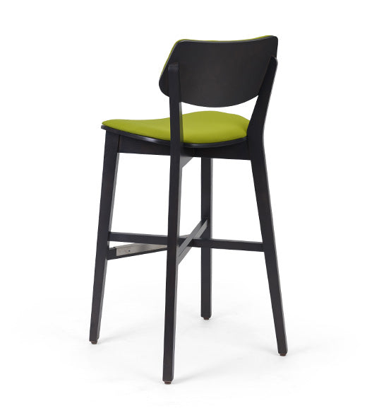Myranda Bar stool with refined balance and open form | theMADgroup