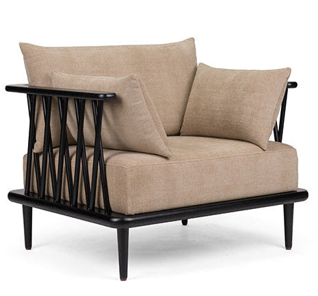 Nature Lounge chair with clean, modern silhouette | theMADgroup