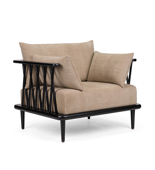 Nature Lounge chair with clean, modern silhouette | theMADgroup