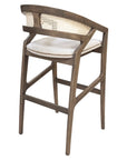 Rory  Stool with cane back and cushioned seat | theMADgroup