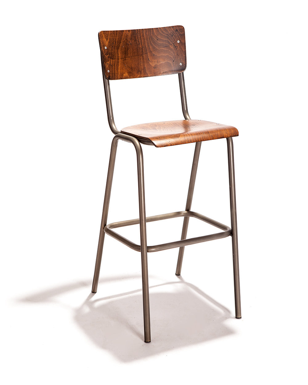 Scots 5437 Chair | Stainless Steel & Plywood Seat | theMADgroup