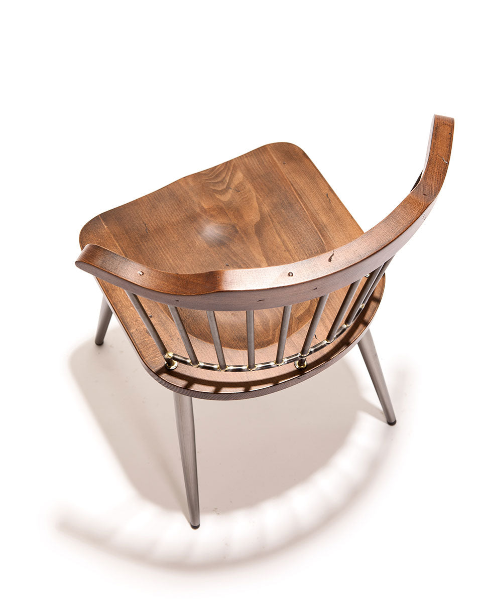 Scots 5940 Chair | Steel Frame & Plywood Seat | theMADgroup