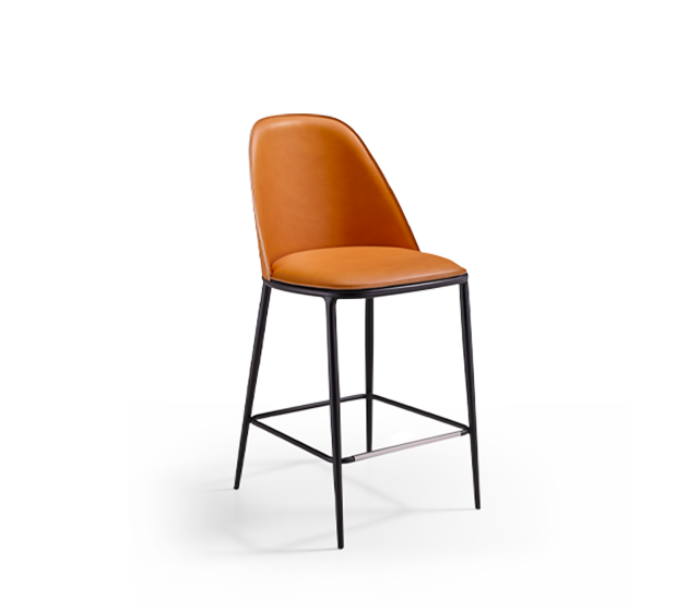 Lea H65 / 75 M CU Stool | Sleek Leather Counter Stool | theMADgroup