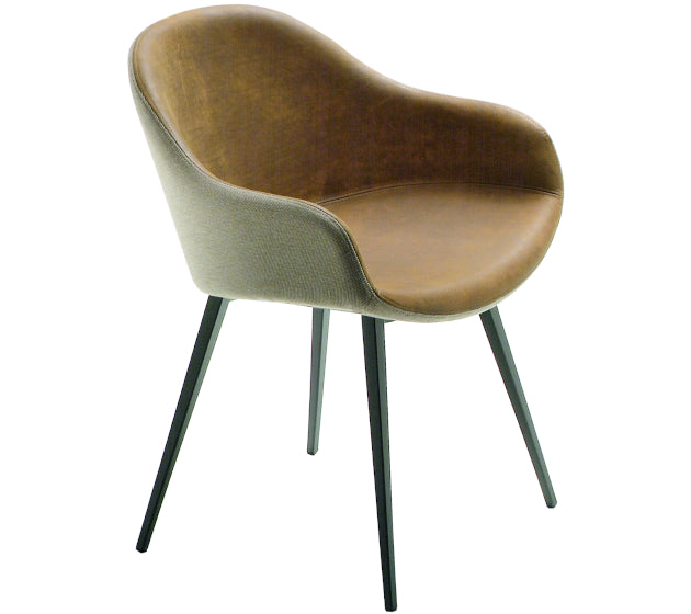 Buy Sonny PB M TS_Q Armchair | Contemporary Curved Chair | theMADgroup