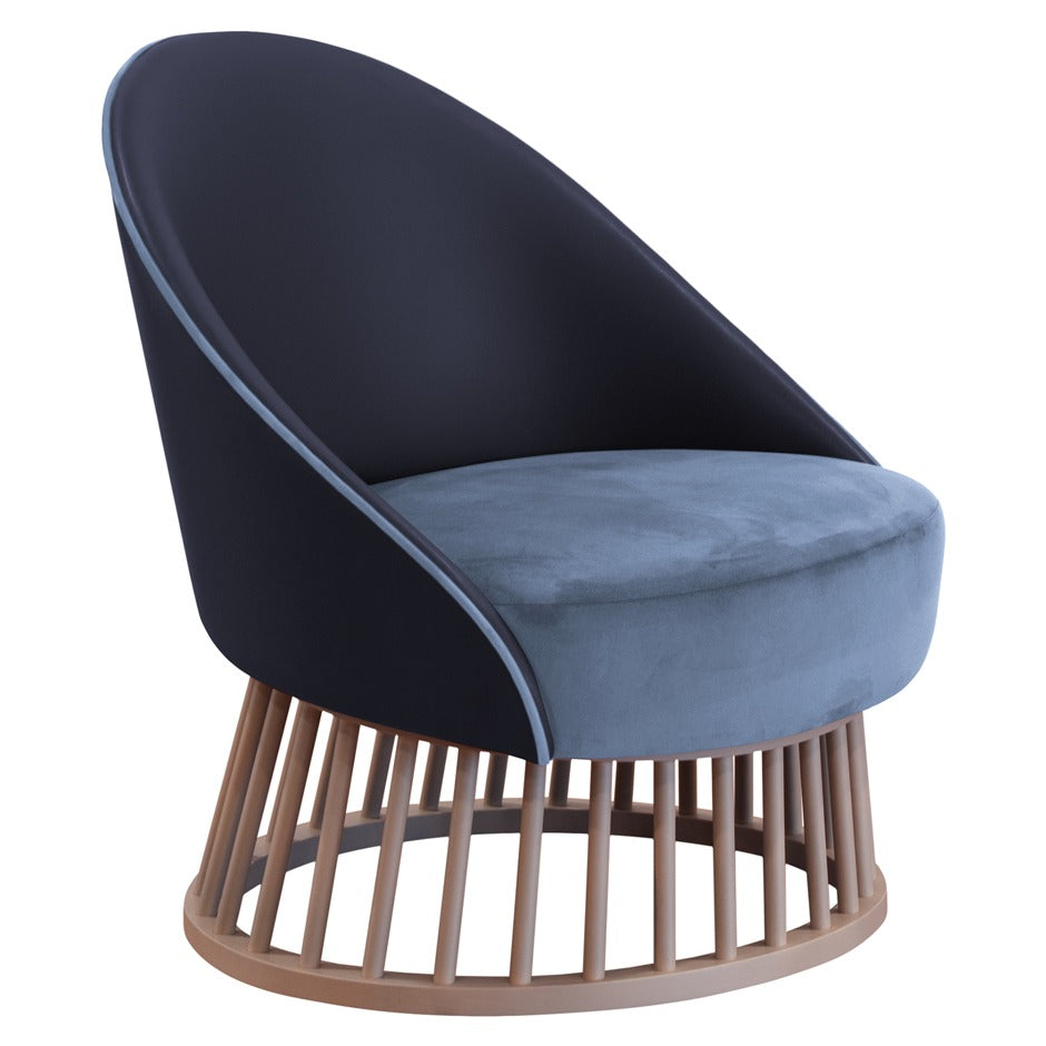 TMG - Binio Lounge Chair with plush cushions and modern low-profile design | theMADgroup