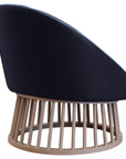 TMG - Binio Lounge Chair with plush cushions and modern low-profile design | theMADgroup