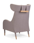 Tula lounge chair with modern curves and relaxed design | theMADgroup
