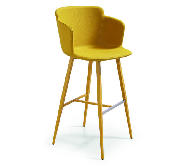 Buy Calla P75 M TS Stool | Upholstered Modern Bar Stool | theMADgroup