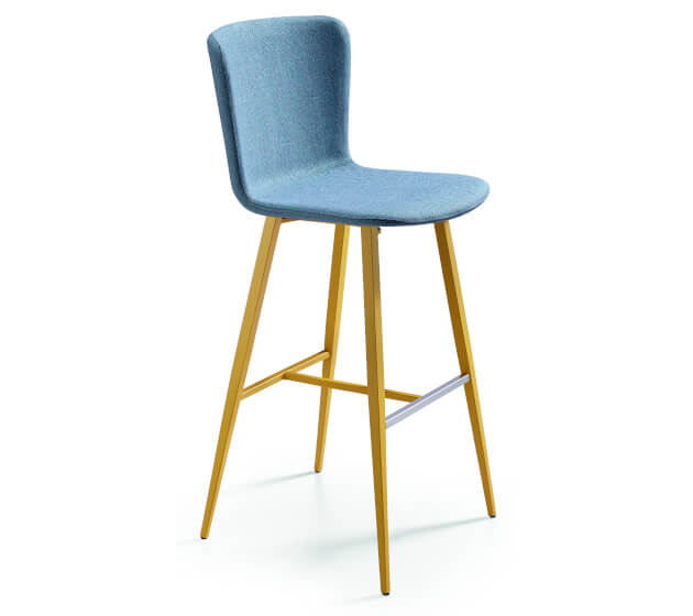 Calla S75 M TS Stool | Upholstered Metal Frame Stool | theMADgroup