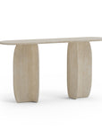 Catus console table with travertine marble top | theMADgroup