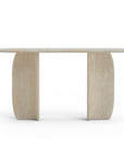 Catus console table with travertine marble top | theMADgroup