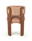 Choux Chair with Vienna 12 upholstery, Vienna 37 legs, and beech wood accents – theMADgroup