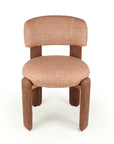 Choux Chair with Vienna 12 upholstery, Vienna 37 legs, and beech wood accents – theMADgroup