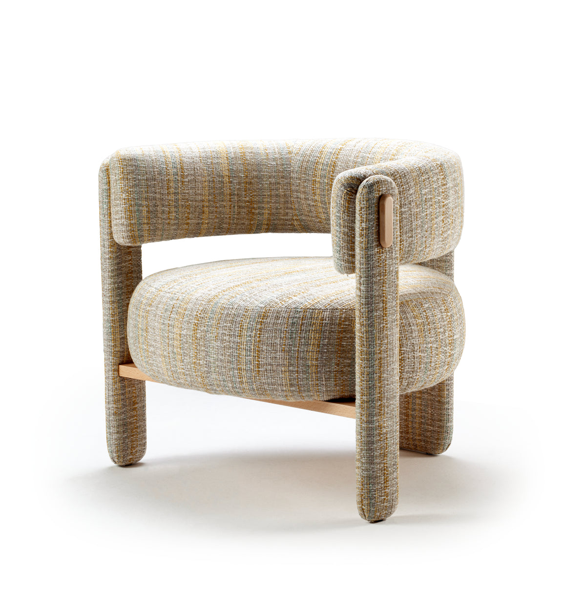 Choux Armchair with Bayes Sunshine structure and beech 056-0 solid wood applications – theMADgroup