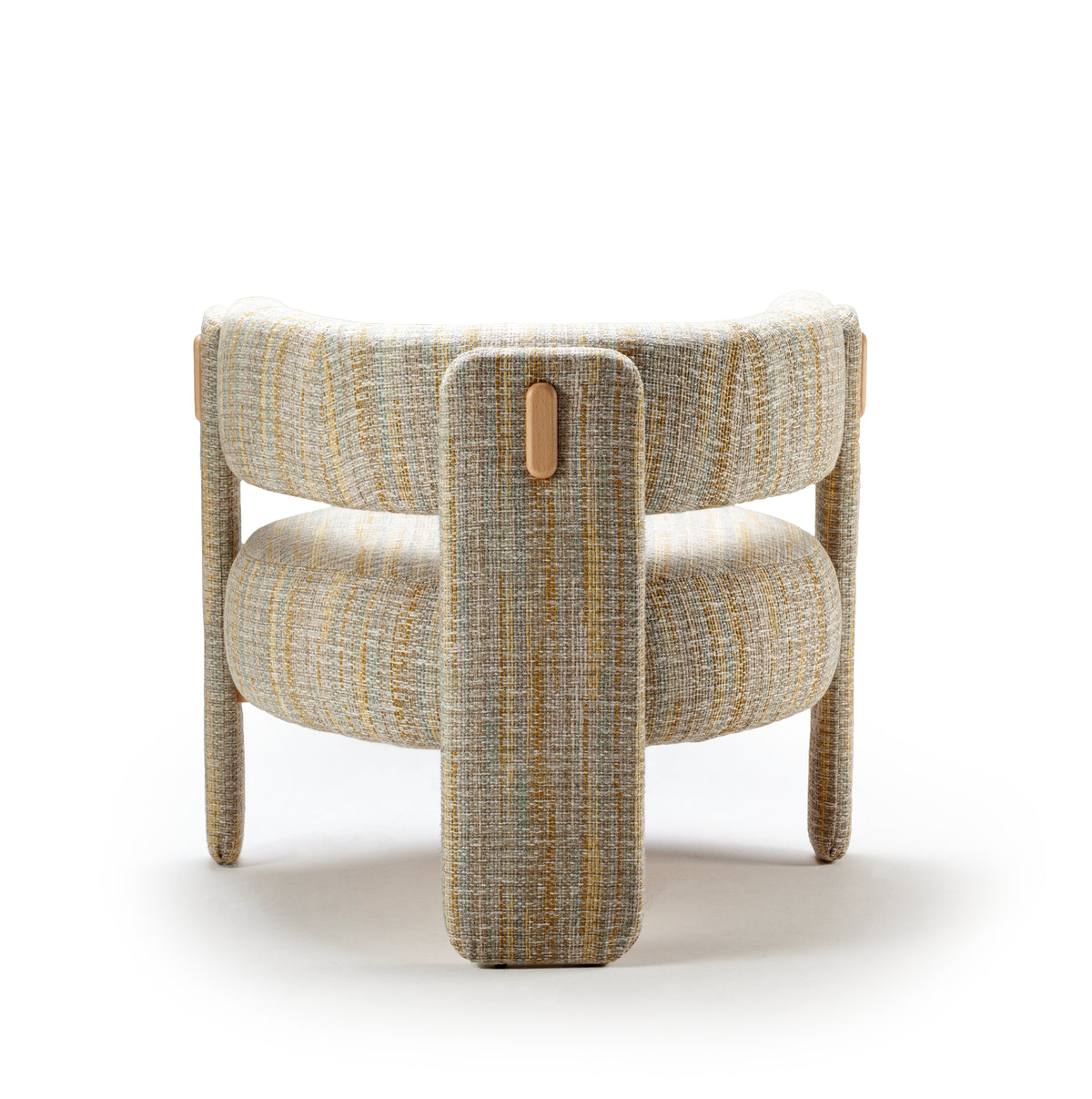 Choux Armchair with Bayes Sunshine structure and beech 056-0 solid wood applications – theMADgroup