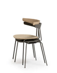 Compass Stackable Chair | Metallic Legs | Modern Seating | TheMADgroup