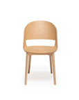 Goose Chair with Wooden Legs | Contemporary Dining Seating | TheMADgroup