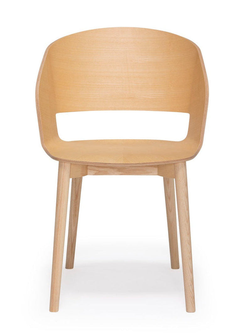 Goose Chair with Wooden Armrests &amp; Legs | Modern Style | TheMADgroup