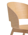 Goose Chair with Wooden Armrests & Legs | Modern Style | TheMADgroup