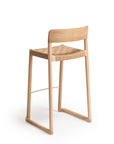 Nela Stool with Paper Webbing | Modern Woven Bar Stool | TheMADgroup