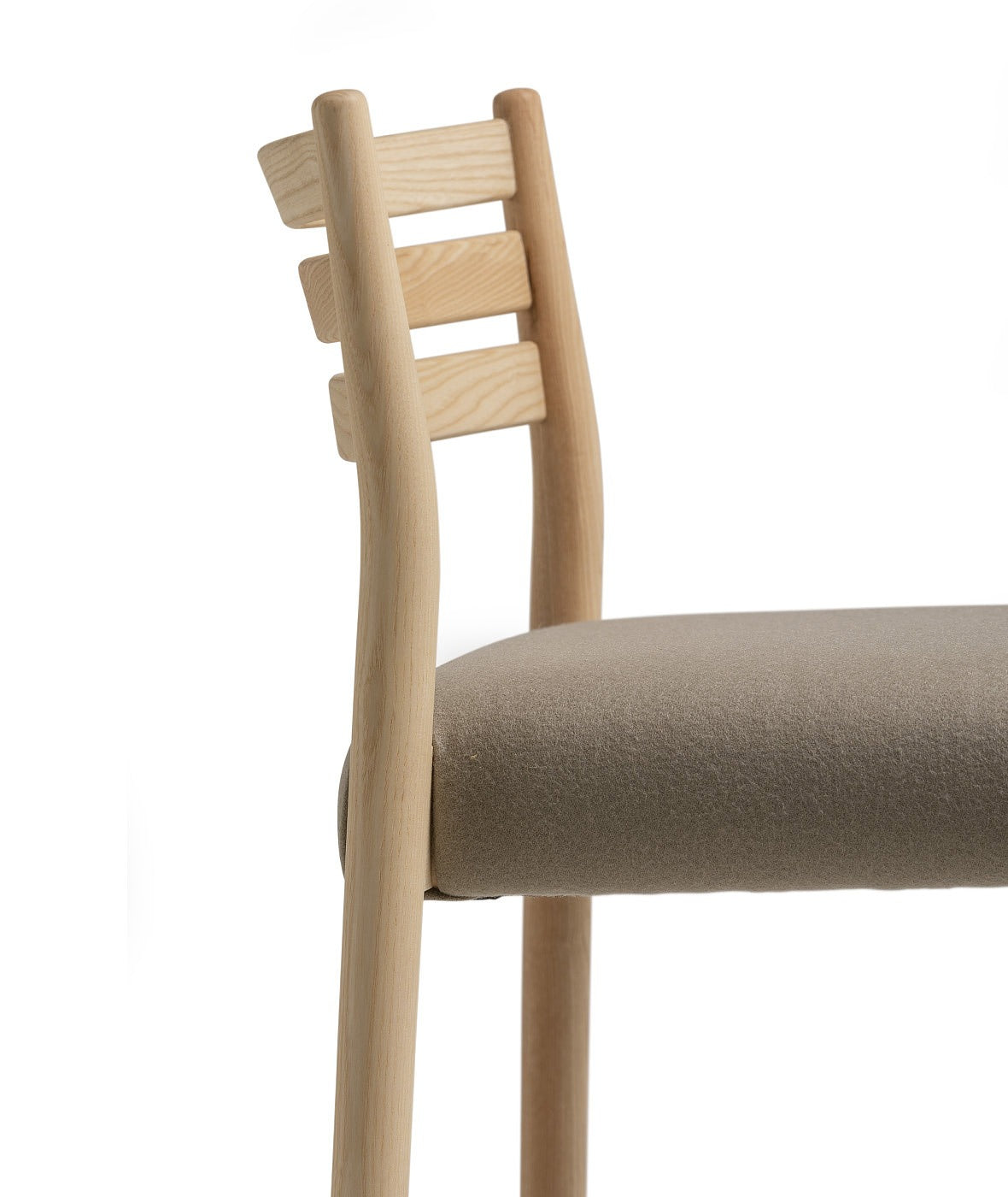 Bogart Stool With Backrest | Upholstered Seat Design | TheMADgroup