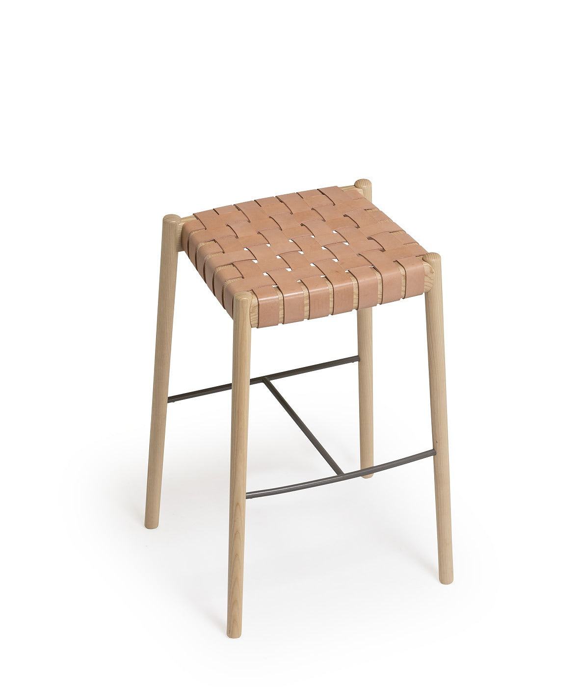  Bogart Stool | Cotton & Leather Webbing | TheMADgroup
