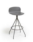 Ona High Stool | Swivel Base Modern Seating H75 | TheMADgroup