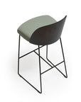 Cistell High Stool | Metal Sled Base Bar Stool H75 | TheMADgroup