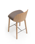 Cistell Medium Stool | Wooden Leg Counter Stool H65 | TheMADgroup
