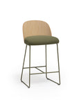 Cistell Medium Stool | Metal Sled Base Counter Stool | TheMADgroup