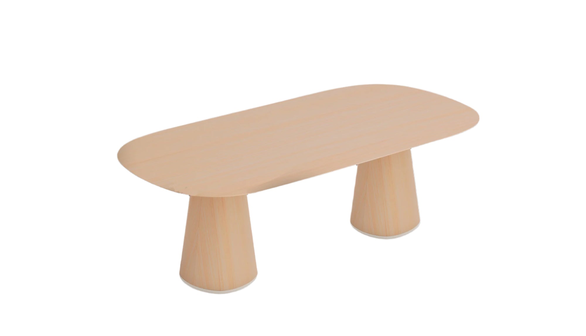 Conic Double Medium Table | Elongated Sculptural Table H75 | TheMADgroup