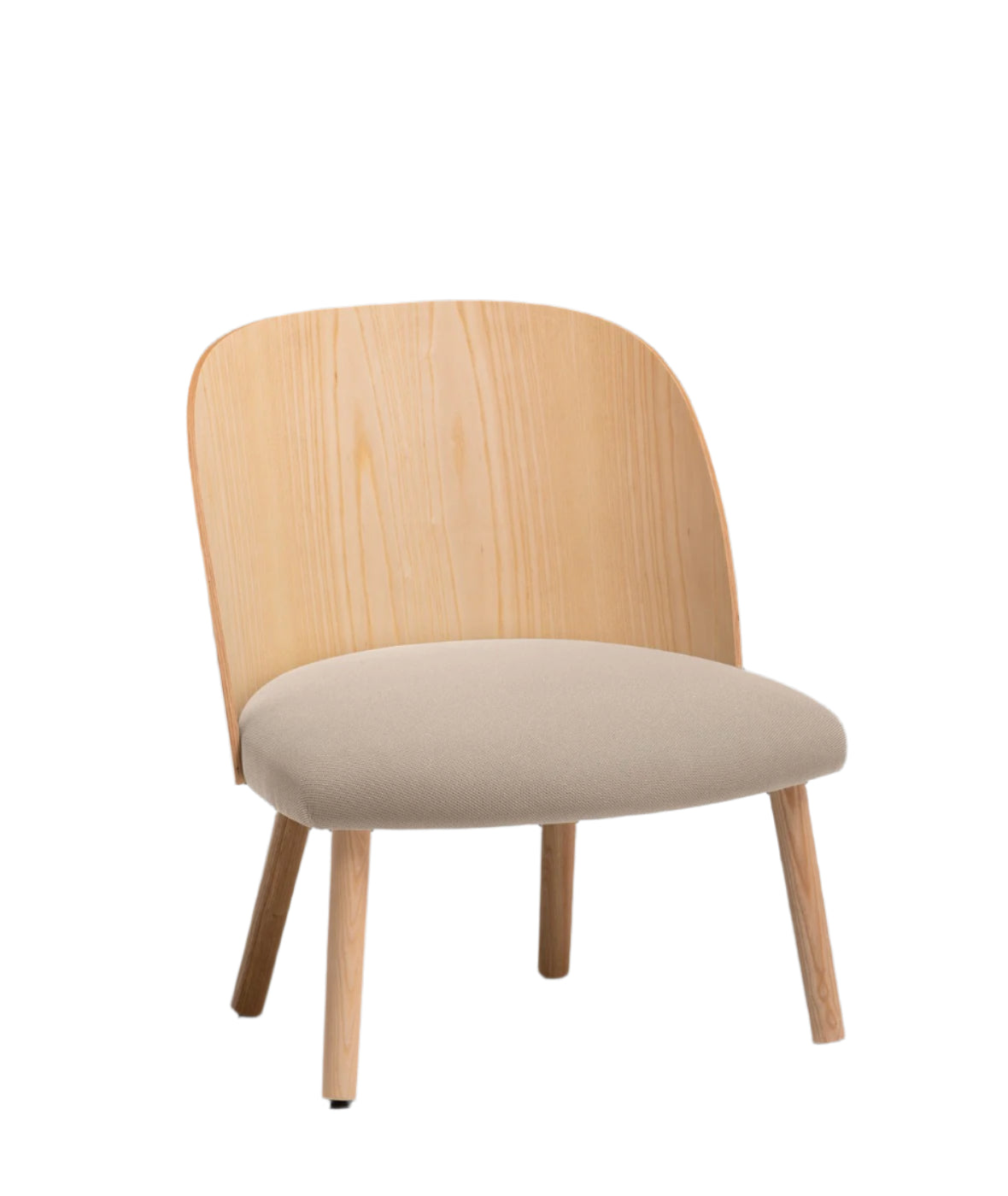 Cistell Lounge | Minimalist Wooden Base Armchair | TheMADgroup