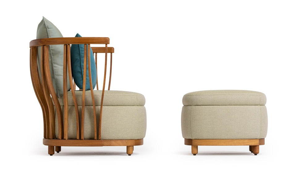 Godó Armchair | Sophisticated Comfort in Compact Form | TheMADgroup