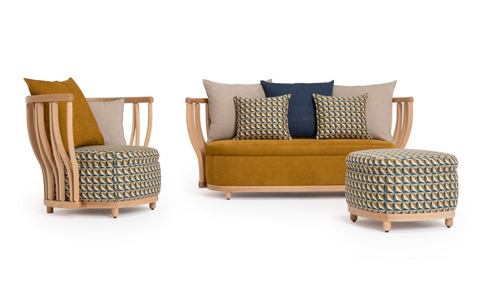 Godó Armchair | Sophisticated Comfort in Compact Form | TheMADgroup