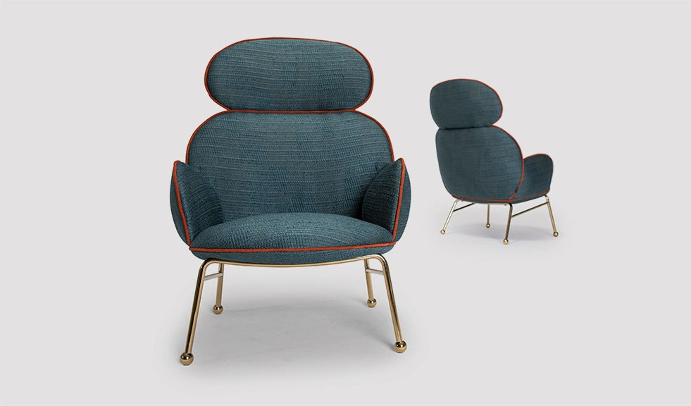 Round High Armchair | Elevated Modern Comfort | TheMADgroup