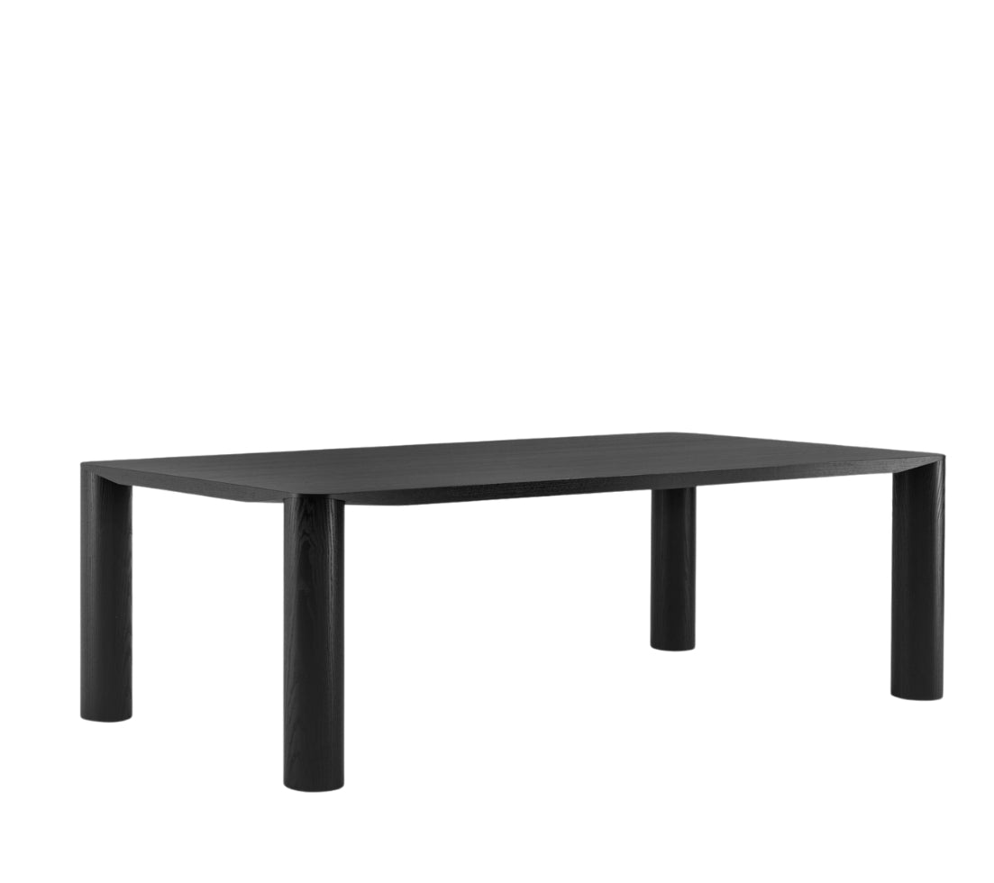 Eggen Table | Contemporary Dining Table with Wooden Base | theMADgroup
