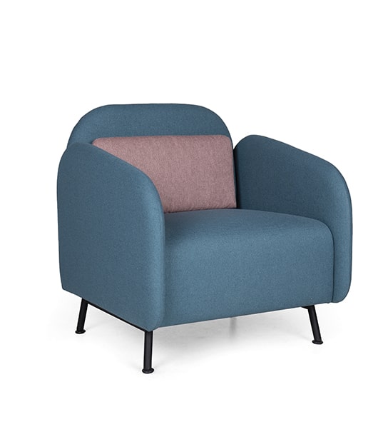 B-Connect MP100 lounge chair with modular form and clean lines | theMADgroup