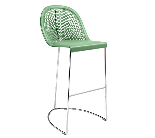 Guapa H75 M CU Stool | Elegant Leather Bar Stool | theMADgroup