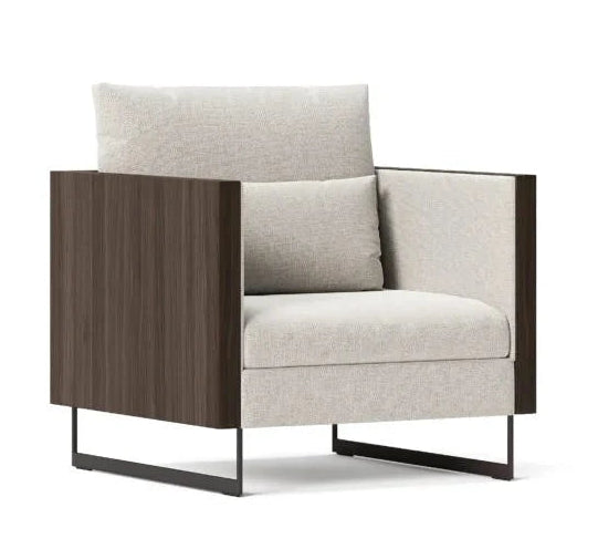 Joquer - Deck Wood, U Base - Lounge Chair