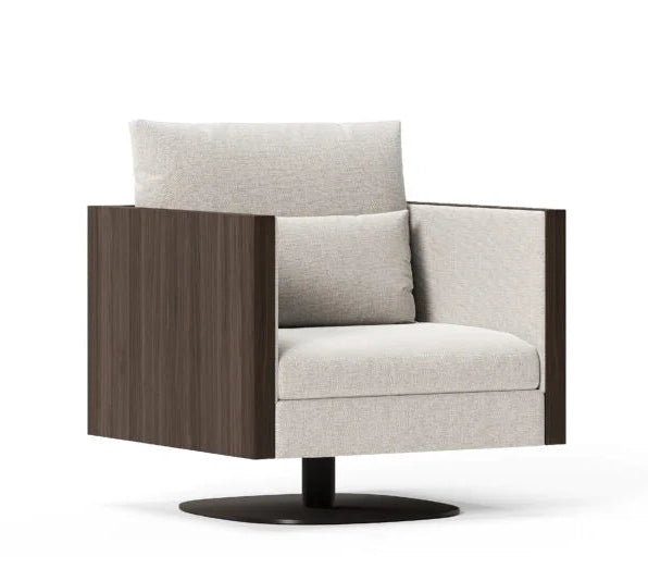 Joquer - Deck Wood, Flat Base - Arm Chair