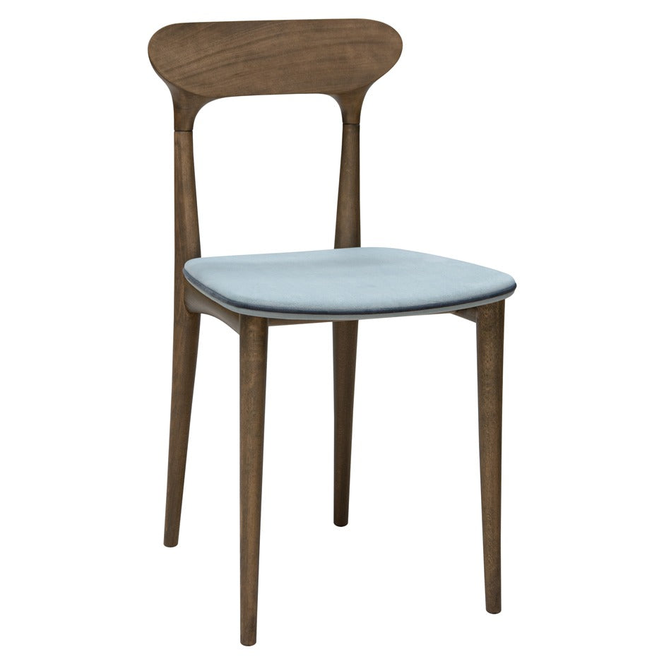 Allegra wooden dining chair with cushioned seat | theMADgroup