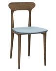 Allegra wooden dining chair with cushioned seat | theMADgroup