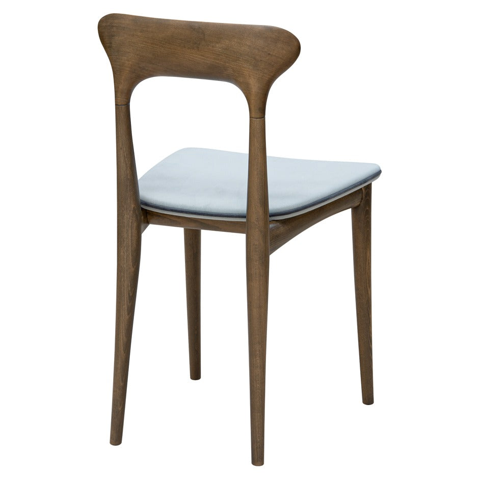 Allegra wooden dining chair with cushioned seat | theMADgroup