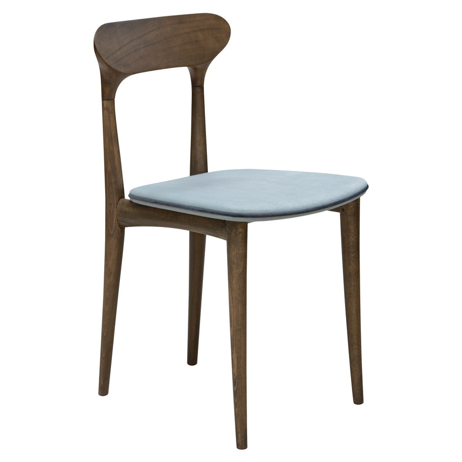 Allegra wooden dining chair with cushioned seat | theMADgroup