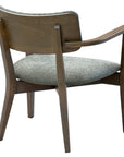 Azur Lounge Chair with plush upholstery and wood frame | theMADgroup