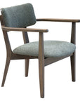 Azur Lounge Chair with plush upholstery and wood frame | theMADgroup