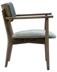 Azur Lounge Chair with plush upholstery and wood frame | theMADgroup