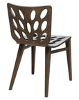 Bio Lite Chair with wooden frame and organic-shaped cut-out backrest | theMADgroup