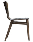 Bio Lite Chair with wooden frame and organic-shaped cut-out backrest | theMADgroup